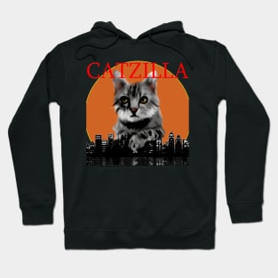 Catzilla t-shirt Hoodie